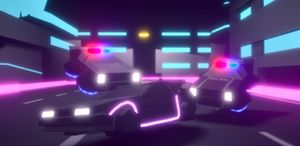 Neon Heist: Cyber Drive chase screenshot 1
