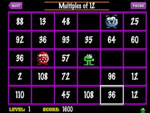 Number Munchers screenshot 1