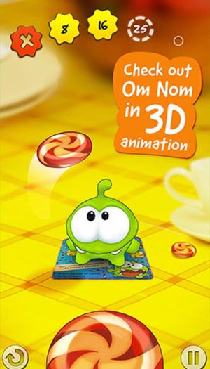 Om Nom: Candy Flick screenshot 3