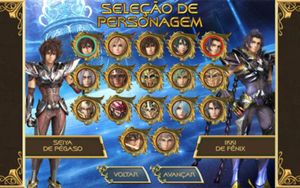 Os Cavaleiros do Zodíaco: A Lenda do Santuário - Cosmo Cards screenshot 1