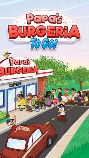 Papa's Burgeria to Go! screenshot 1