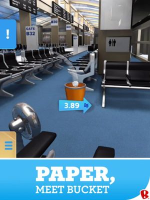 Paper Toss screenshot 1