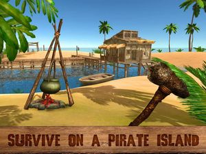 Pirate Island Survival Simulator 3D screenshot 1