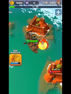 Pirate Raid: Caribbean Battle screenshot 2