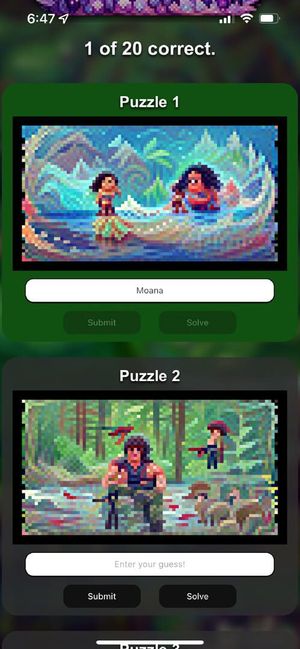 PixelQuiz screenshot 2