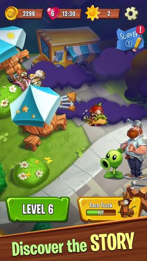 Plants vs. Zombies: Match screenshot 1