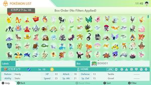 Pokémon Home screenshot 1