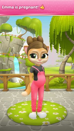 Pregnant Talking Cat Emma screenshot 1