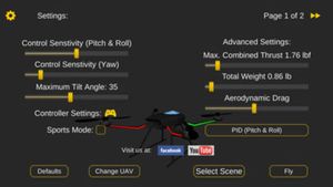 QuadcopterFx Simulator screenshot 4