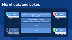 QuizPoker: Mix of Quiz and Poker screenshot 1