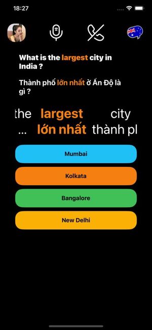 QuizzLingo screenshot 1