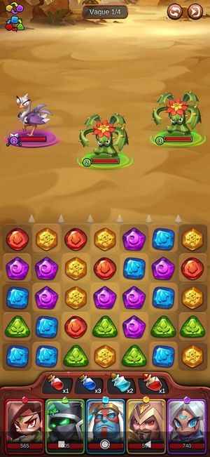 Raids & Puzzles: RPG Quest screenshot 3