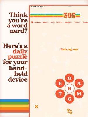 Retrogram screenshot 1