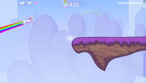 Robot Unicorn Attack screenshot 1