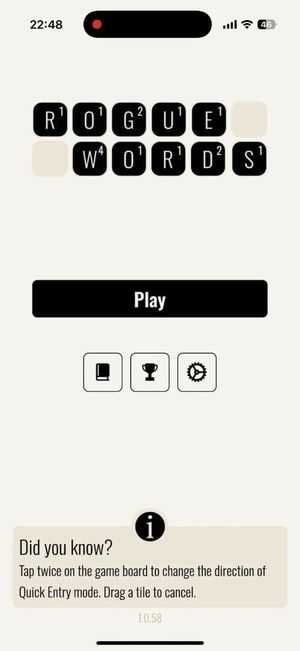 Rogue Words screenshot 1