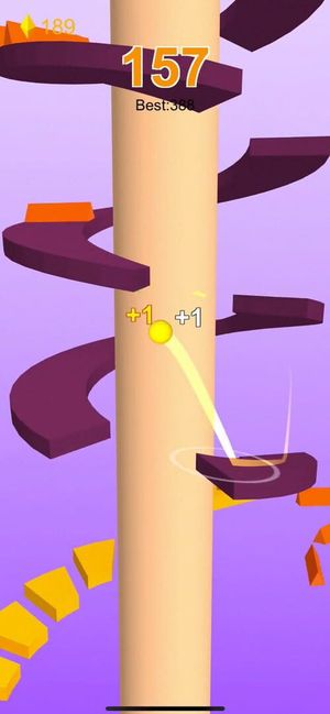 Run Ball: Jump on Helix Road screenshot 1