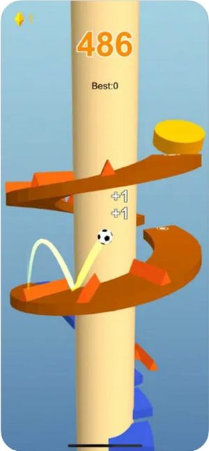Run Ball: Jump on Helix Road screenshot 2