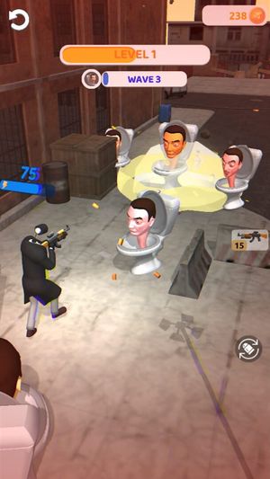 Skibidi War: Toilets Attack screenshot 1