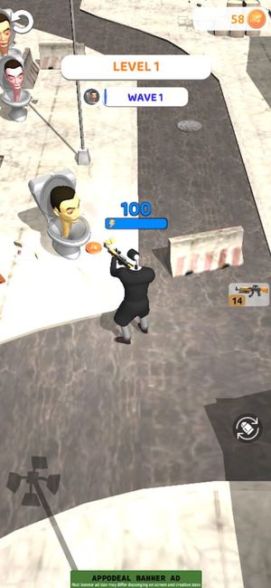 Skibidi War: Toilets Attack screenshot 4