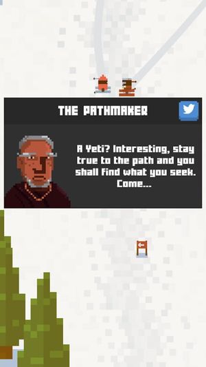 Skiing Yeti Mountain screenshot 2