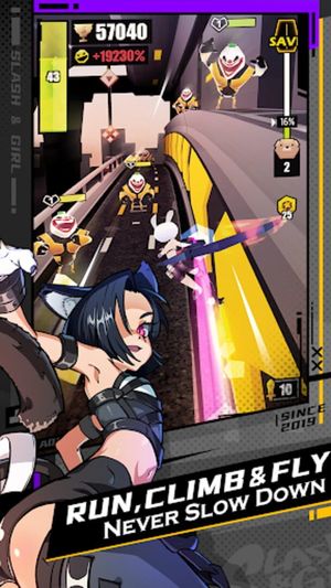 Slash & Girl: Endless Run screenshot 2
