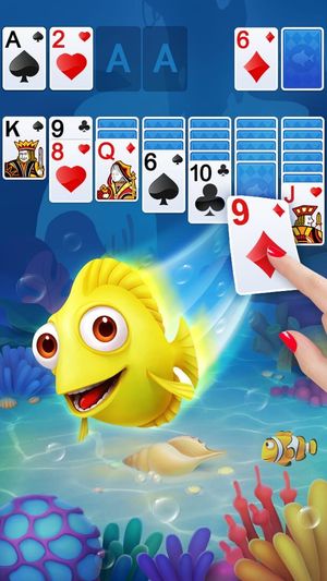 Solitaire Klondike Fish screenshot 2
