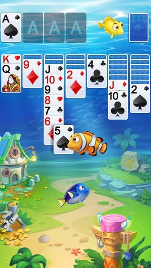 Solitaire Klondike Fish screenshot 3