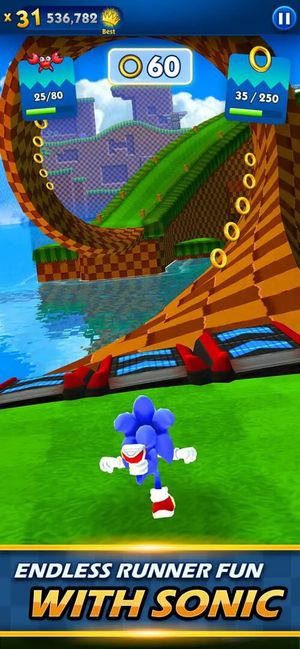 Sonic Dash: 3D Endless Runner screenshot 1