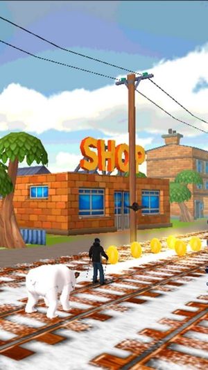Subway Skating Surfers 3D screenshot 1