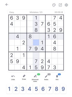 Sudoku screenshot 4
