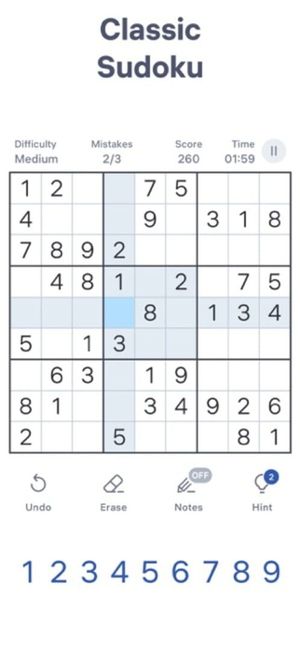 Sudoku.com screenshot 2