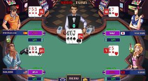 Super Blackjack Battle 2 Turbo Edition - The Card Warriors screenshot 2