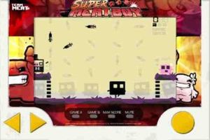 Super Meat Boy Handheld! screenshot 1