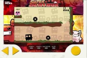Super Meat Boy Handheld! screenshot 2