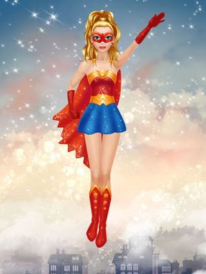 Superhero Girl Salon: Kids Makeup and Dressup Game screenshot 2