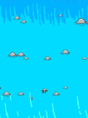 Surferman - A FC pixel surfing to avoid obstacles screenshot 1