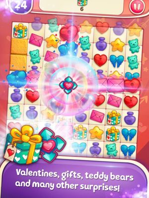 Sweet Hearts Match 3 screenshot 1