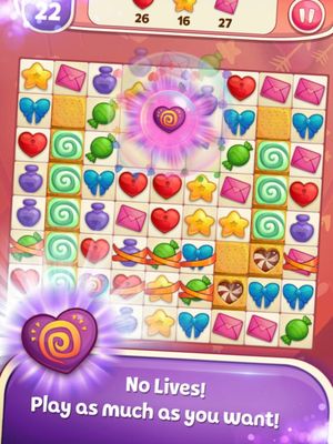 Sweet Hearts Match 3 screenshot 2