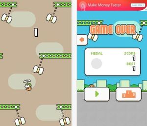 Swing Copters screenshot 1
