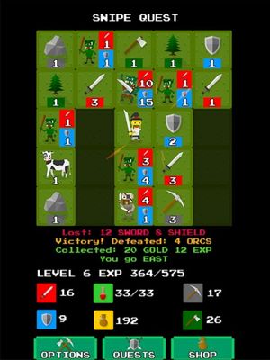 Swipe Quest screenshot 2