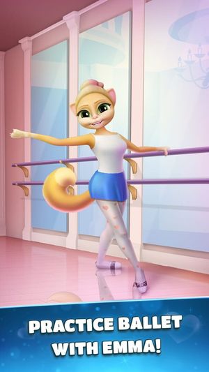 Talking Cat Emma Ballerina screenshot 1