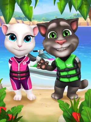Talking Tom Jetski screenshot 1