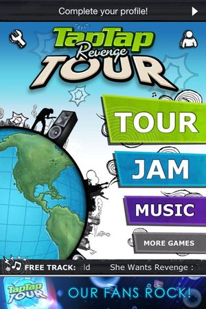 Tap Tap Revenge Tour screenshot 1