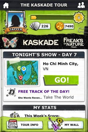 Tap Tap Revenge Tour screenshot 2