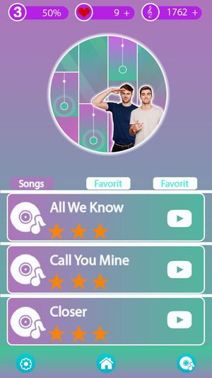 The Chainsmokers Piano Tiles screenshot 1