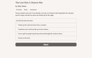 The Lost Heir 3: Demon War screenshot 1