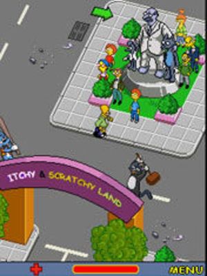The Simpsons: Itchy & Scratchy Land screenshot 2