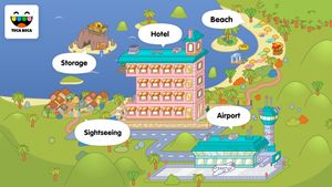 Toca Life: Vacation screenshot 2