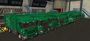 Trash Truck Simulator screenshot 1