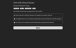 Trial of the Demon Hunter screenshot 2